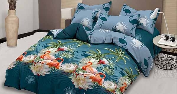 Sprei Lady Rose Flamingo Tropical King 180x200