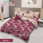 Sprei Lady Rose Motif Banda King 180x200