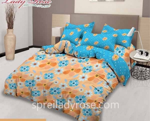 Sprei Lady Rose Motif Delia King 180x200