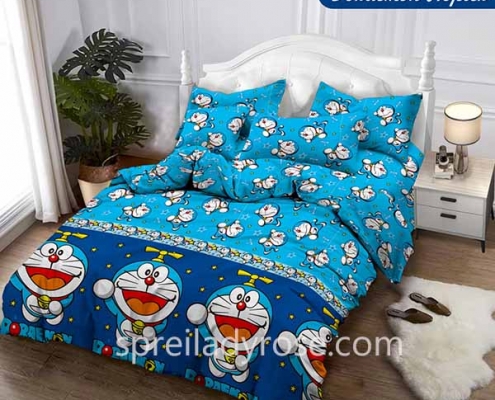 Sprei Lady Rose Doraemon Hopter King 180x200