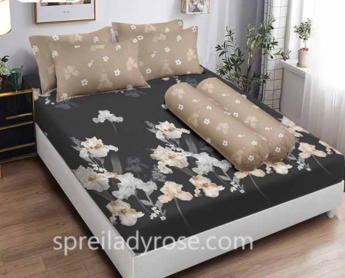 Sprei Lady Rose Malva King 180x200